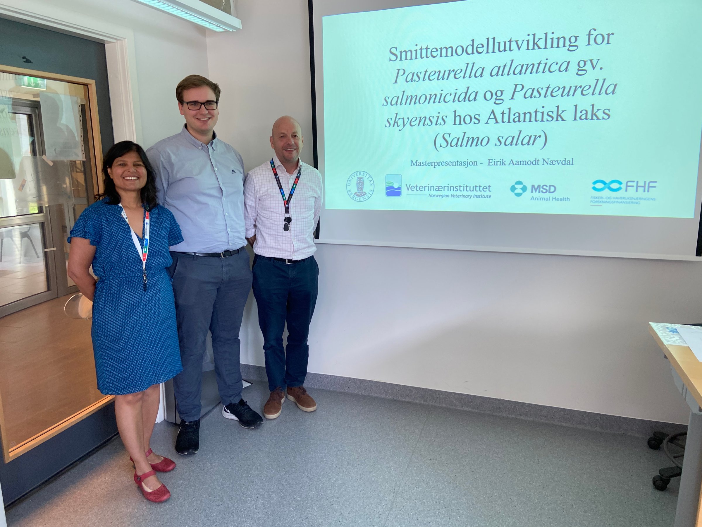 Sonal Patel, Eirik Aamot Nævland og Duncan Colquhoun.