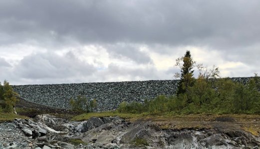 Tungmetaller over akseptabelt nivå i ny fyllingsdam i Namsvatnet