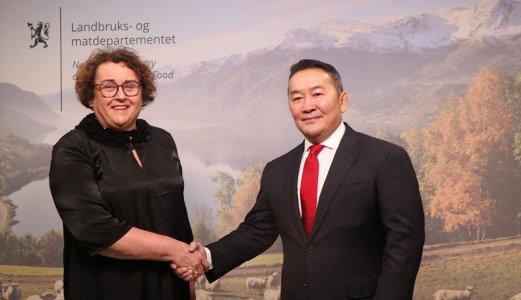Ønsker å styrke samarbeidet mellom Norge og Mongolia