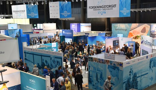 Veterinærinstituttet på Forskningstorget under AquaNor 2021